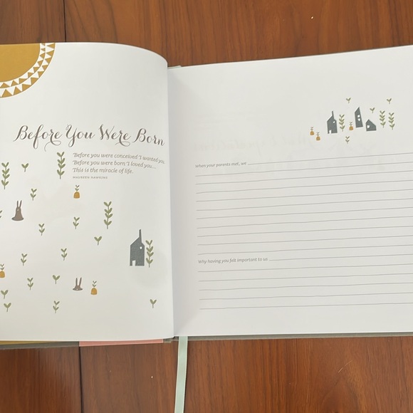 Welcome baby keepsake book - Picture 3 of 8